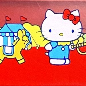 Sanrio Vintage Hello Kitty Collectors Pencil Box | Color: Red | 1976